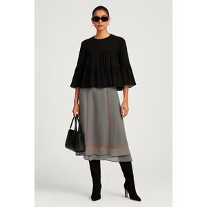 MSRP $89  ✨NWT  Lapis A-Line Sheer Overlay Skirt  Size M | Nordstrom ✨QUICK SHIP